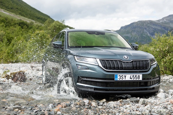 Drei 4×4-Sieger: SKODA KODIAQ, OCTAVIA COMBI SCOUT und SUPERB sind ,Allradautos des Jahres‘